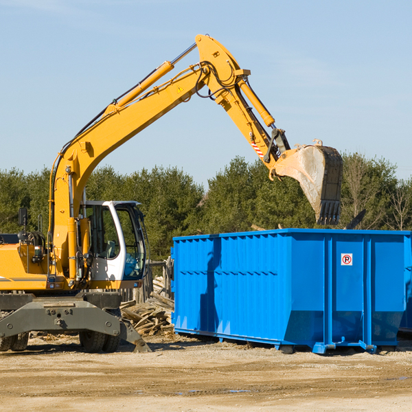 are there any restrictions on where a residential dumpster can be placed in Sandy Point Texas